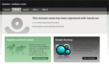 Tablet Screenshot of inseec-online.com